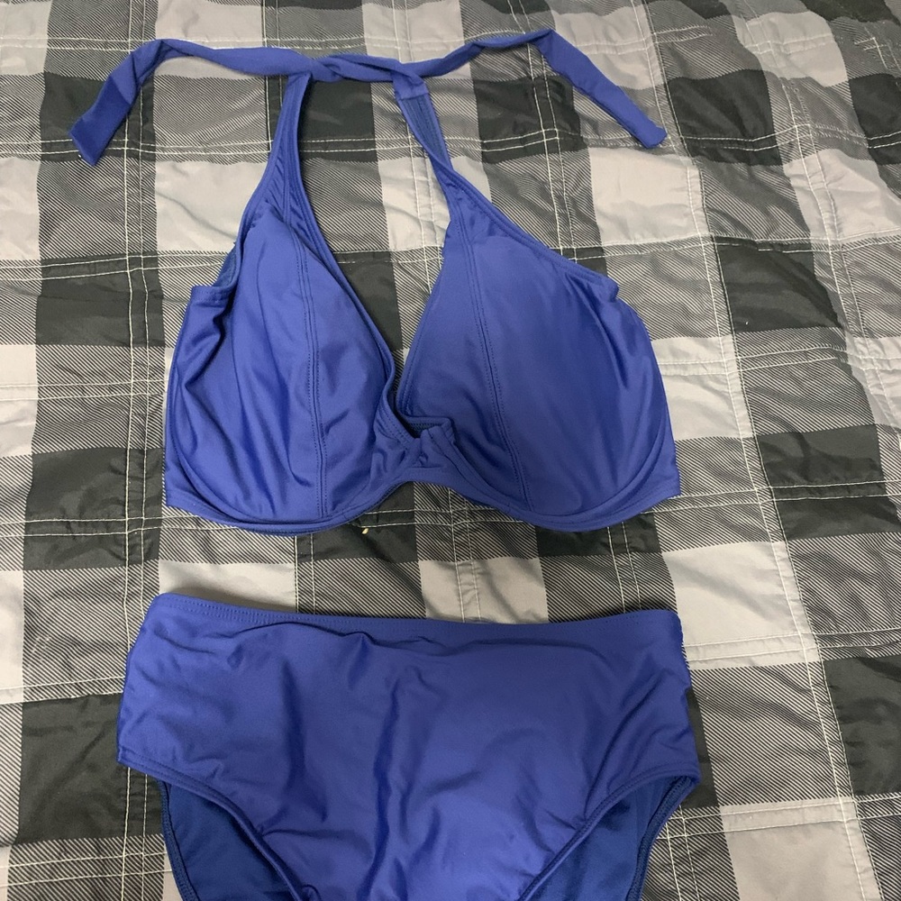 36H halter tie bikini set